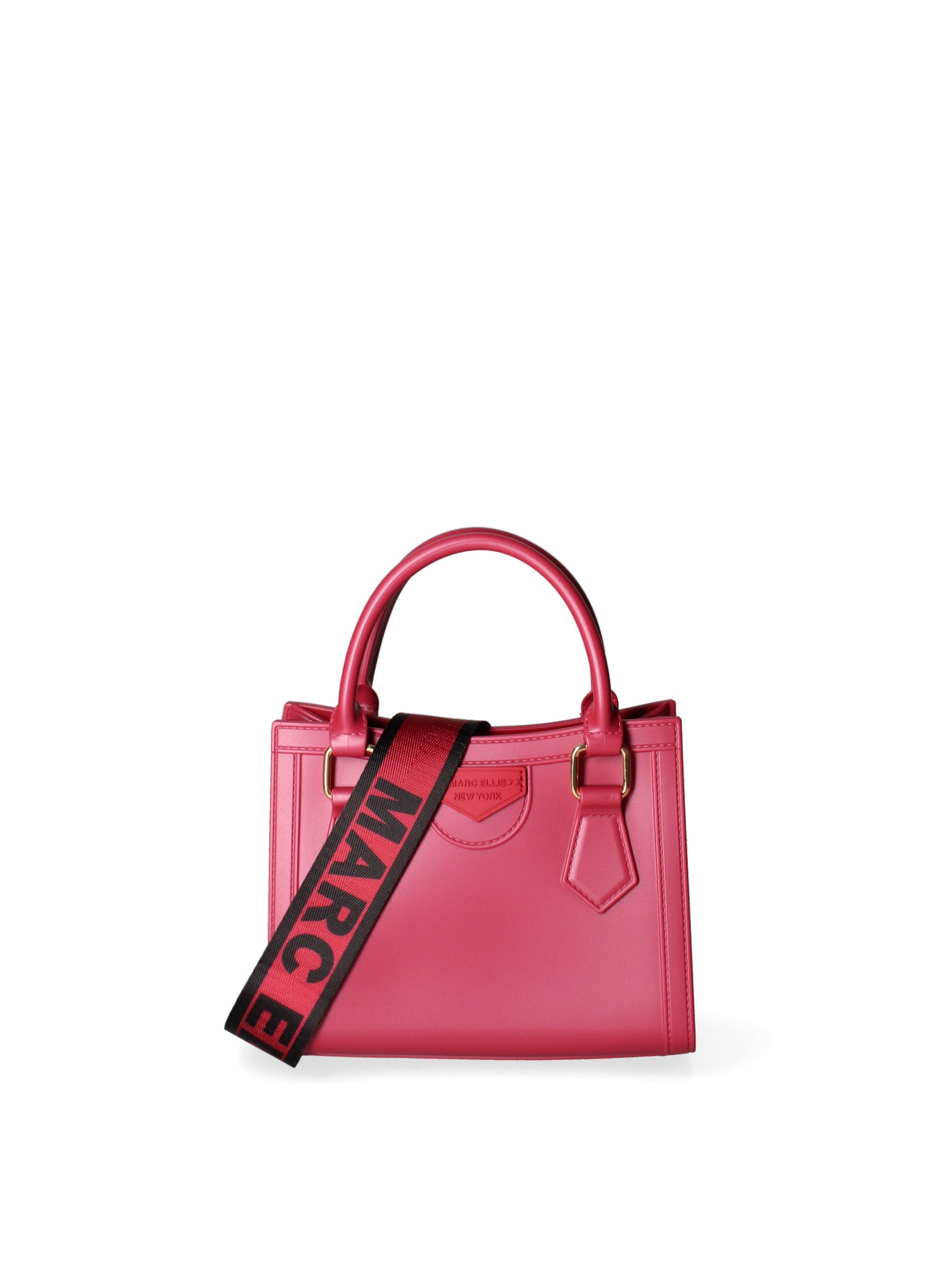 Borsa a mano da donna 100% Pvc FLAT-WOOD-S 24-CHERRY - GOLD Marc Ellis