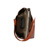 Ombretta Borsa a mano da donna Vera pelle 00643-C35+C73 ARANCIONE+MALVA Gave Lux