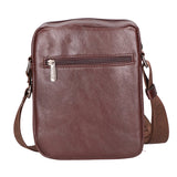 Borsa a tracolla uomo 100% pelle PU PCL3106-COFFEE Northampton Polo Club