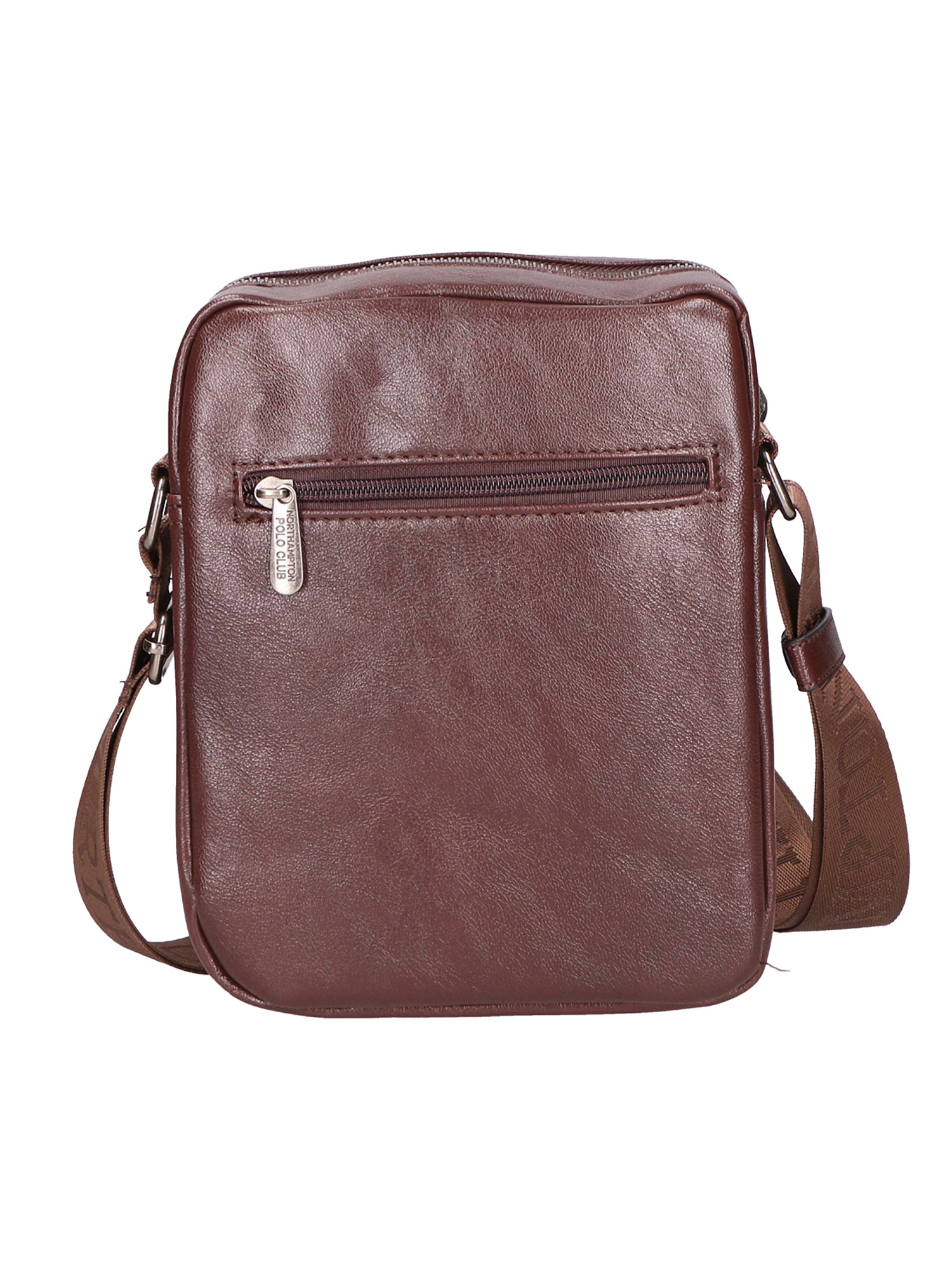 Borsa a tracolla uomo 100% pelle PU PCL3106-COFFEE Northampton Polo Club