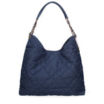 Borsa a spalla da donna Nylon ed ecopelle DC3533-4-NAVYBLUE Diana&co