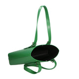 Germana Borsa a spalla da donna 100% pelle 05924-B47 VERDE MELA Gave Lux