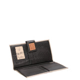 Aethel T000691-LATTE Portafoglio unisex in vera pelle Gave Lux
