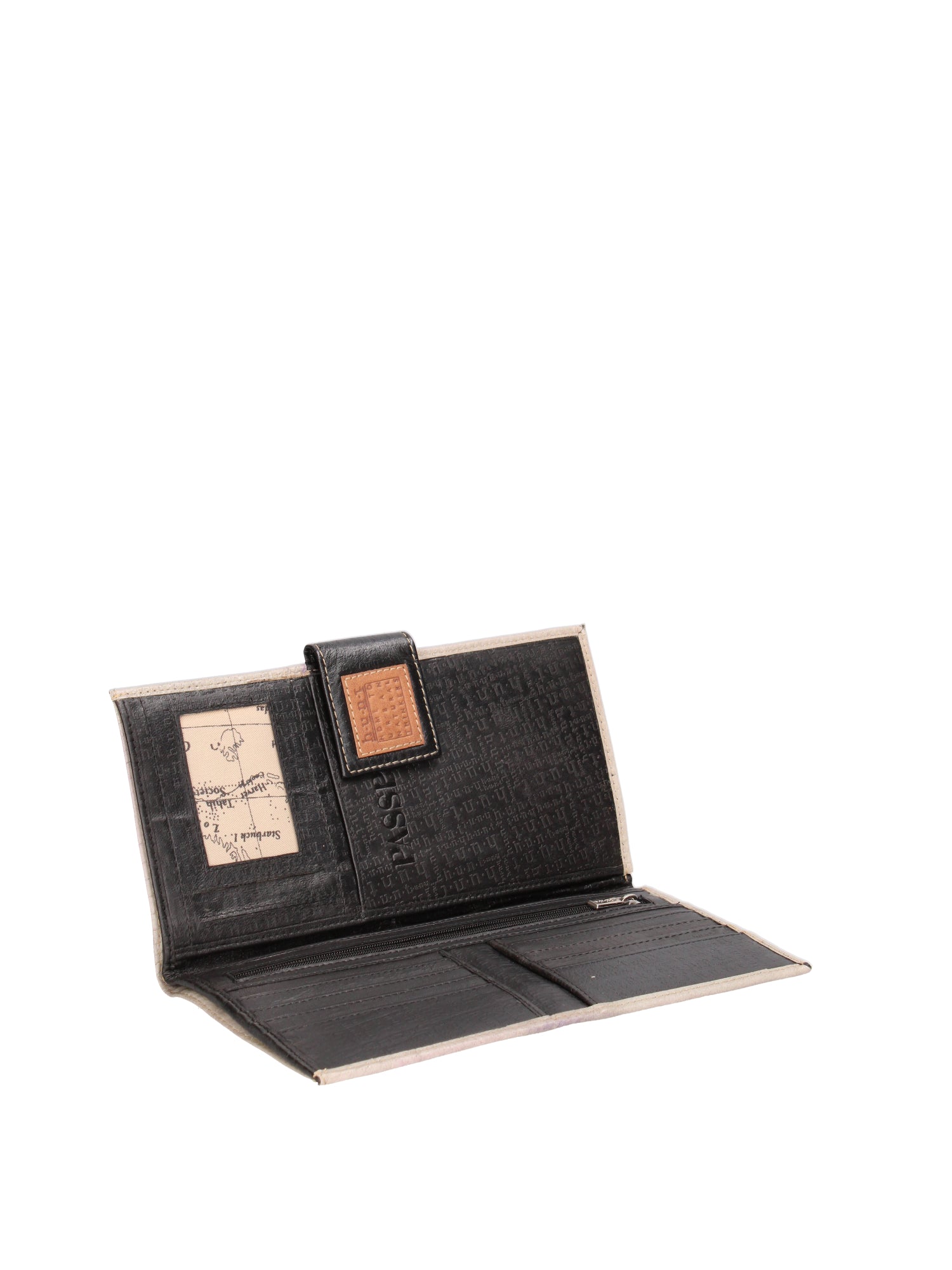 Aethel T000691-LATTE Portafoglio unisex in vera pelle Gave Lux