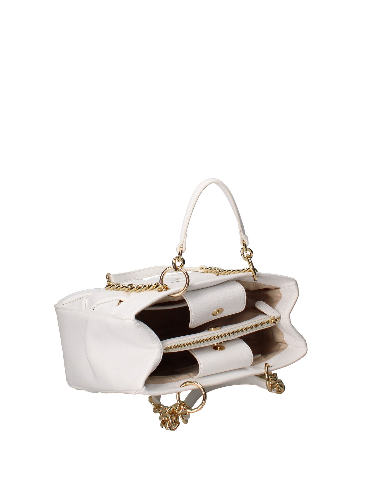 Rosalind Borsa a mano da donna 100% poliuretano B17151-BIANCO Braccialini