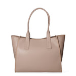 Borsa a spalla da donna 100% pelle riciclata 07225-Taupe Viola Castellani