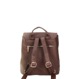 Zaino da donna in ecopelle Casual 640-2-CHOCOLATE Diana&co