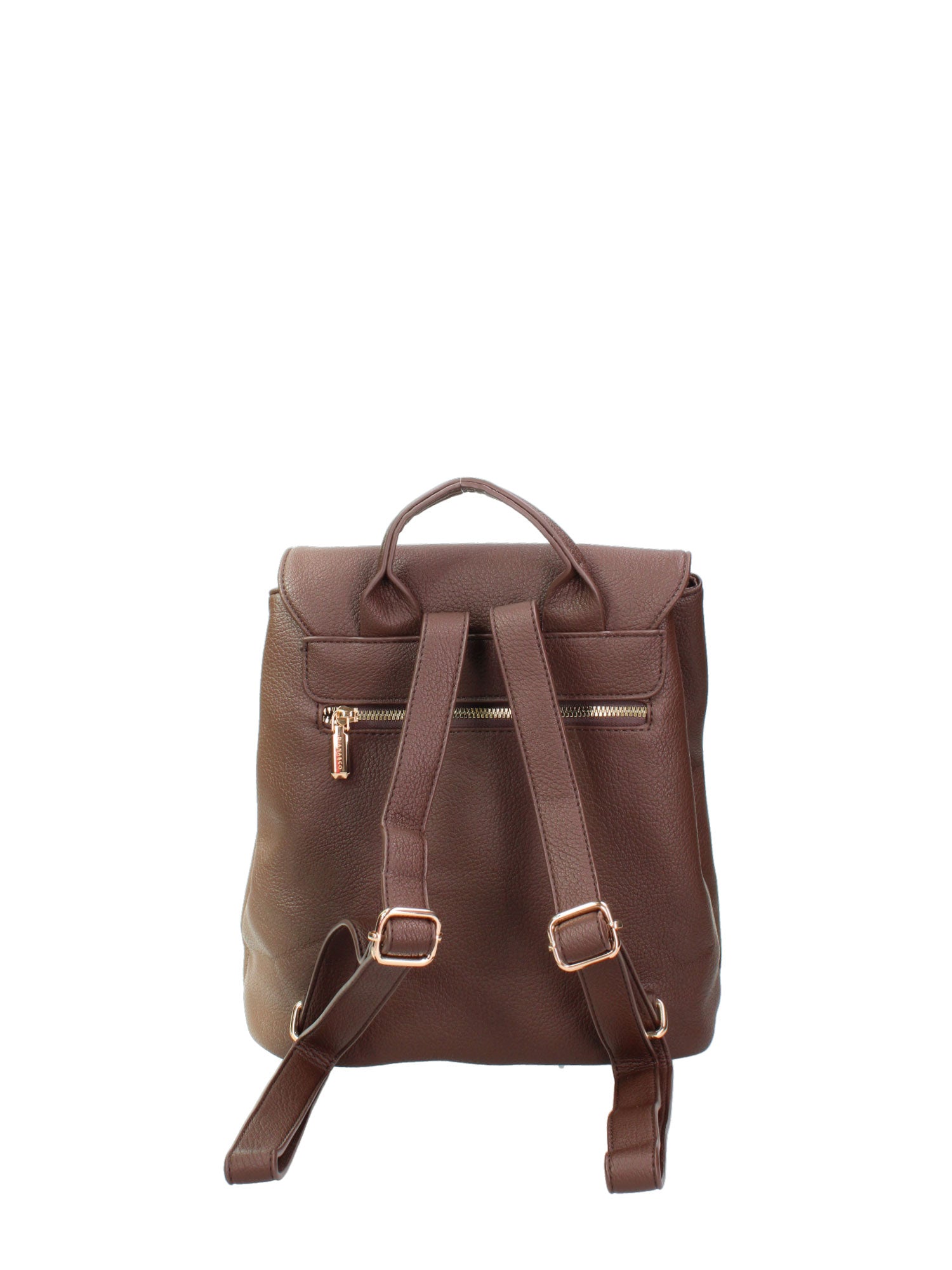 Zaino da donna in ecopelle Casual 640-2-CHOCOLATE Diana&co