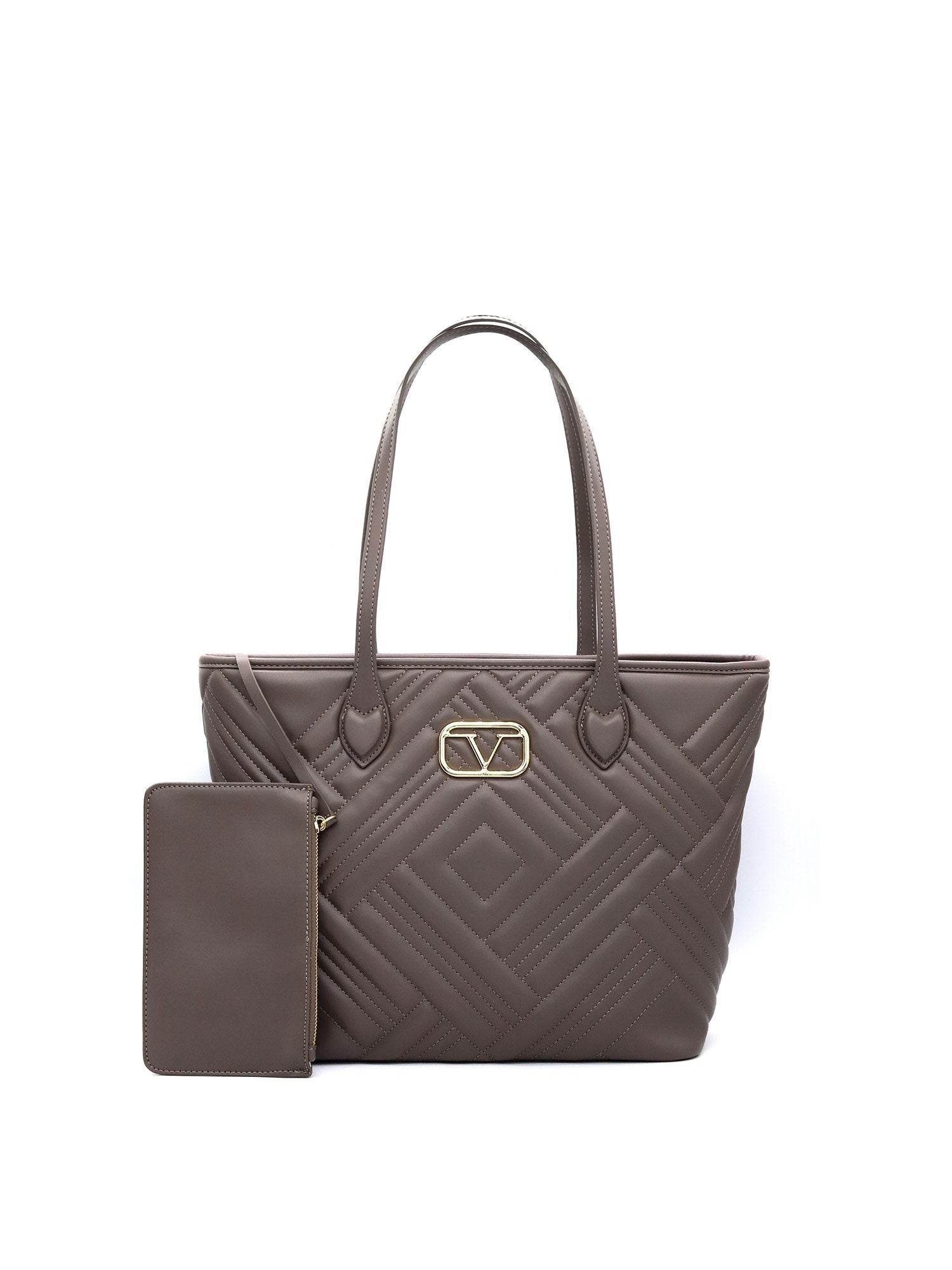 Santorini Borsa Shopper da donna Ecopelle VT-203-TORTORA 19V69 Italia