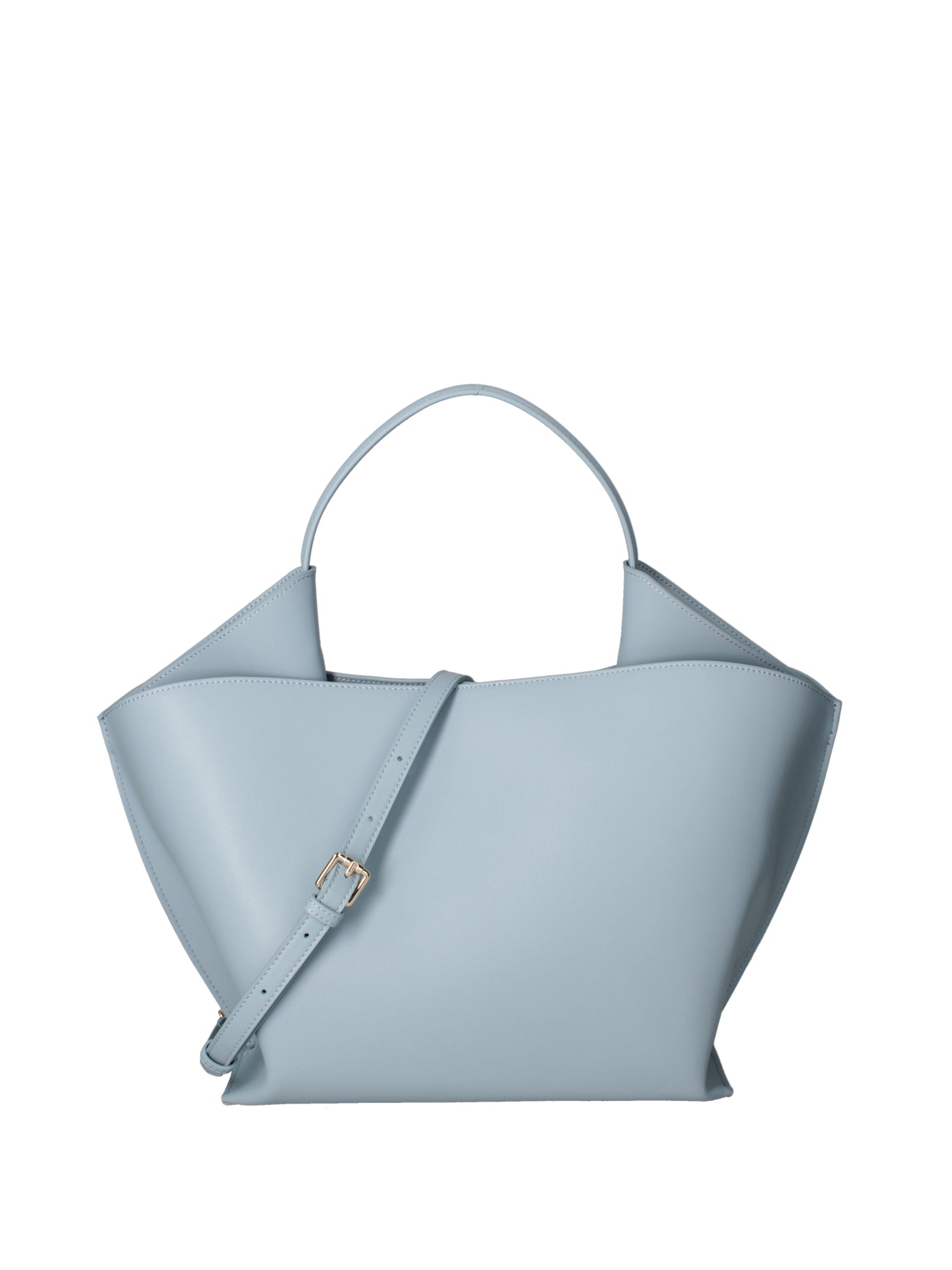 Borsa a mano da donna 100% pelle riciclata 07226-Cielo Viola Castellani