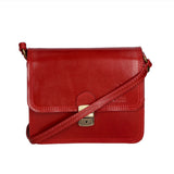 Bibiana Borsa a tracolla da donna Vera pelle 10018 1107-ROSSO RED Gave Lux