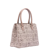 Borsa a mano da donna Ecopelle e poliestere BC1370-MARRONE B Cavalli
