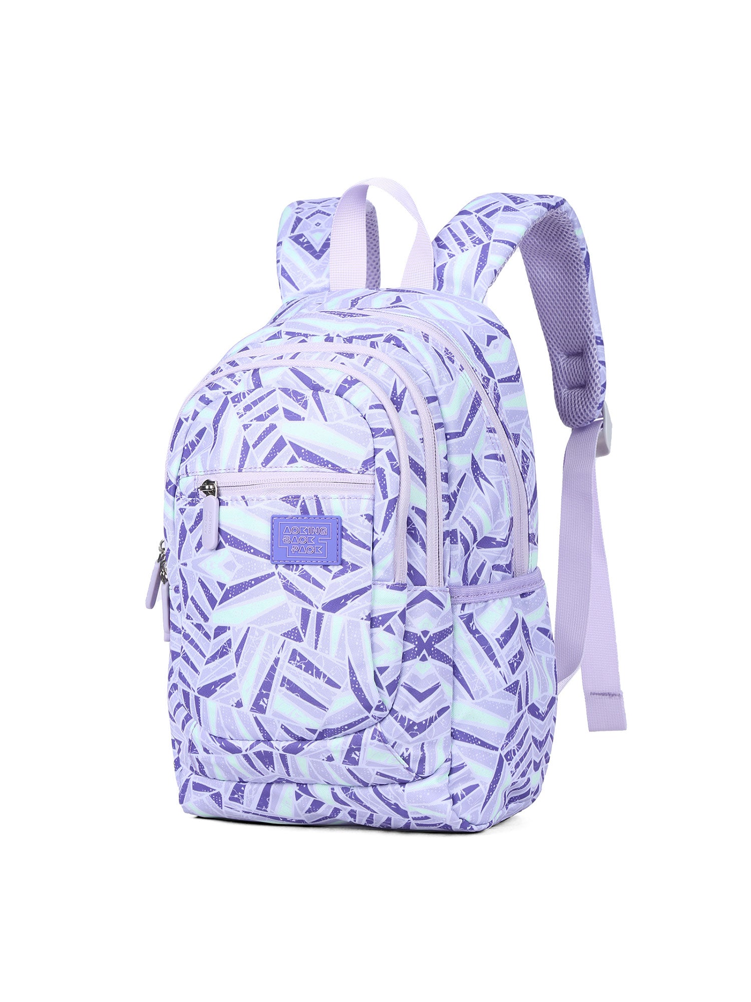 Zaino unisex Lunaris Casual XN3626-9-PURPLE GEOMETRY Aoking