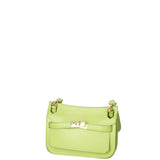 Katie Borsa a tracolla da donna 100% vera pelle 07145-D12 VERDE Viola Castellani