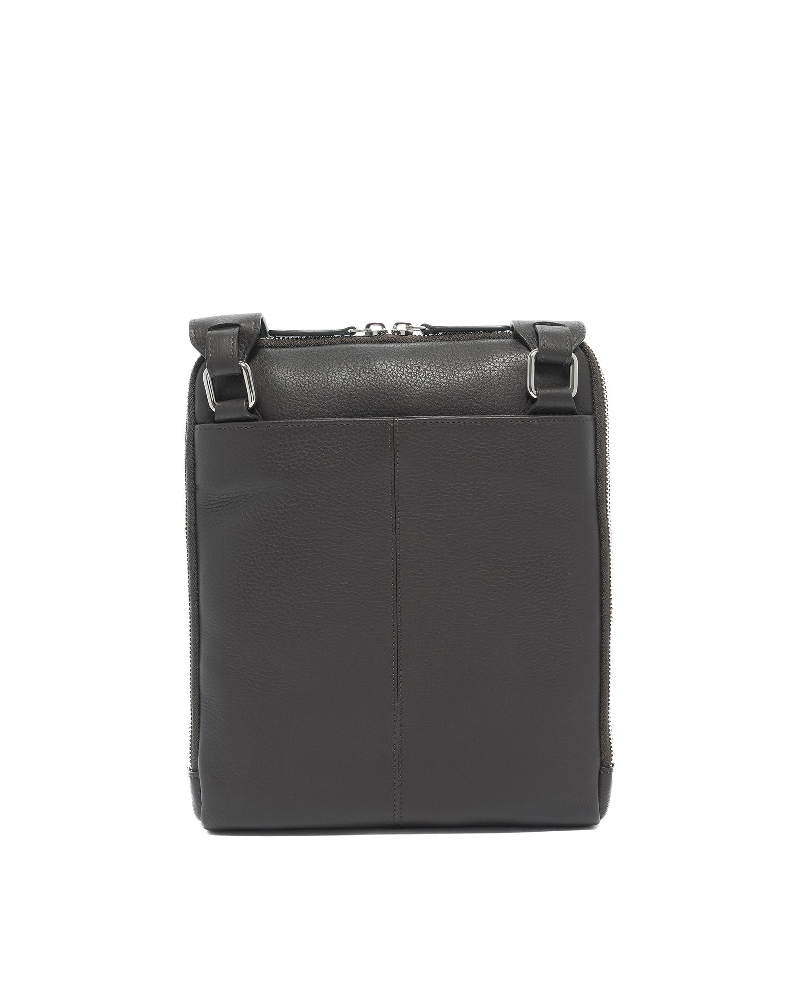MO-32DO-COFFE BLACK Borsa a tracolla uomo in vera pelle Momo Design