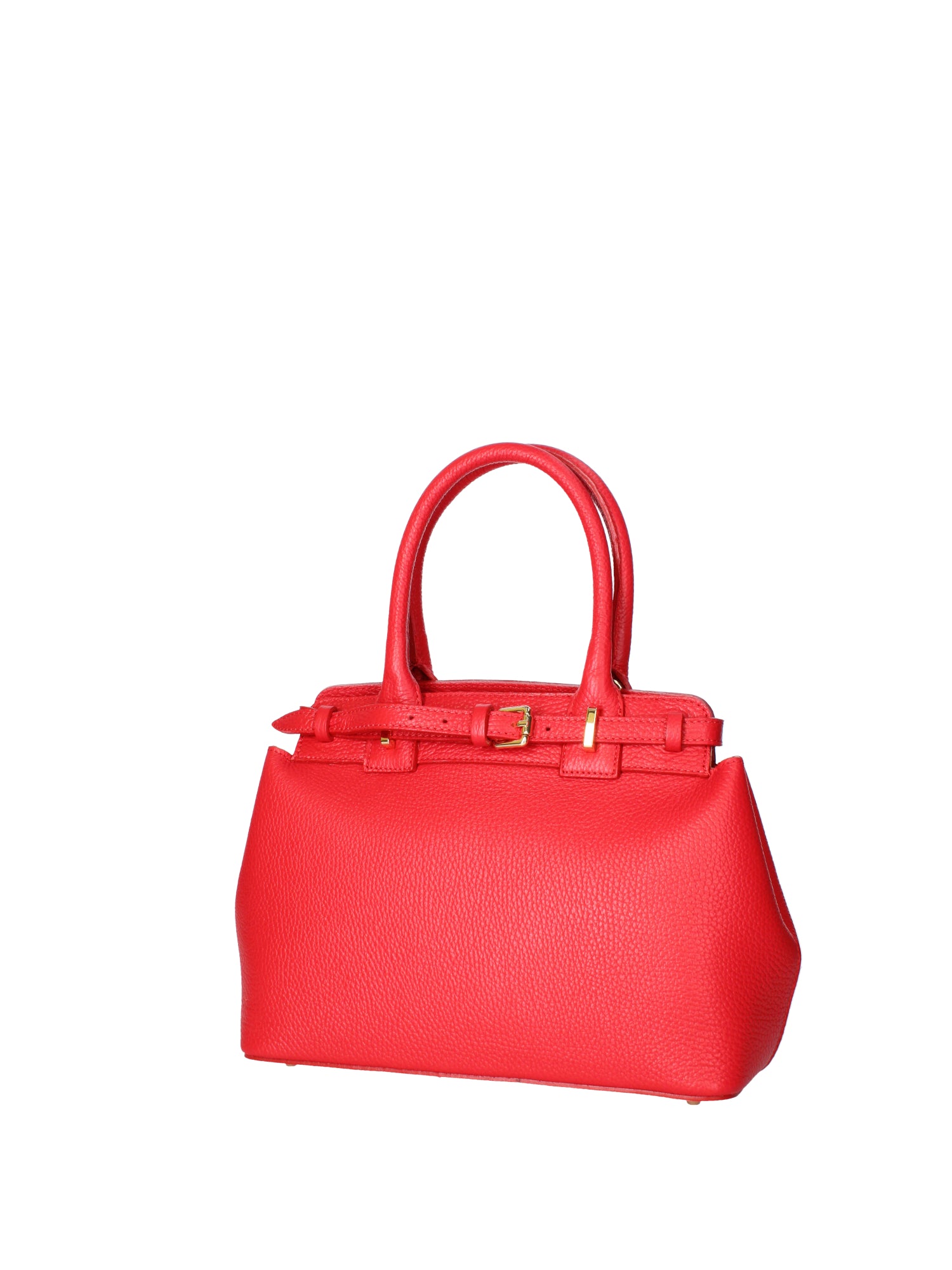 Borsa a mano da donna Vera Pelle 07146-D58 ROSSO FUOCO Viola Castellani