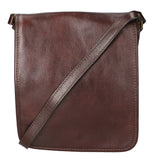 Fiamma Borsa a tracolla da donna Vera pelle 9109-TMORO DARK BROWN Gave Lux
