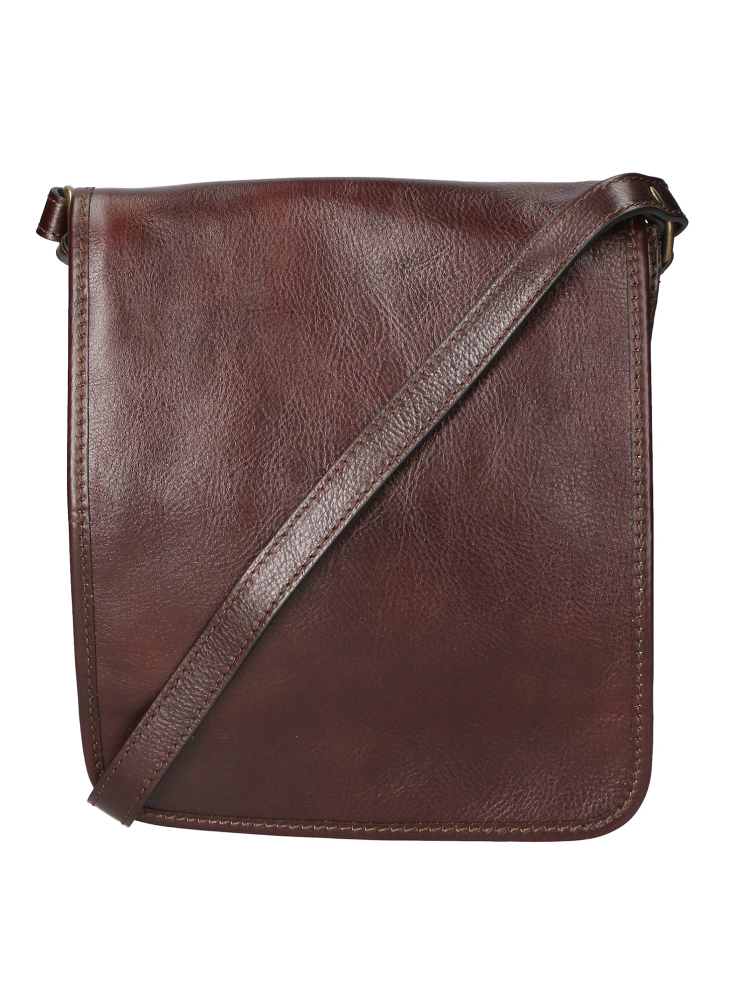 Fiamma Borsa a tracolla da donna Vera pelle 9109-TMORO DARK BROWN Gave Lux