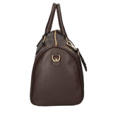 Aralia Borsa a bauletto da donna 100% pelle 5176-D23 T.MORO DARK BROWN Gave Lux