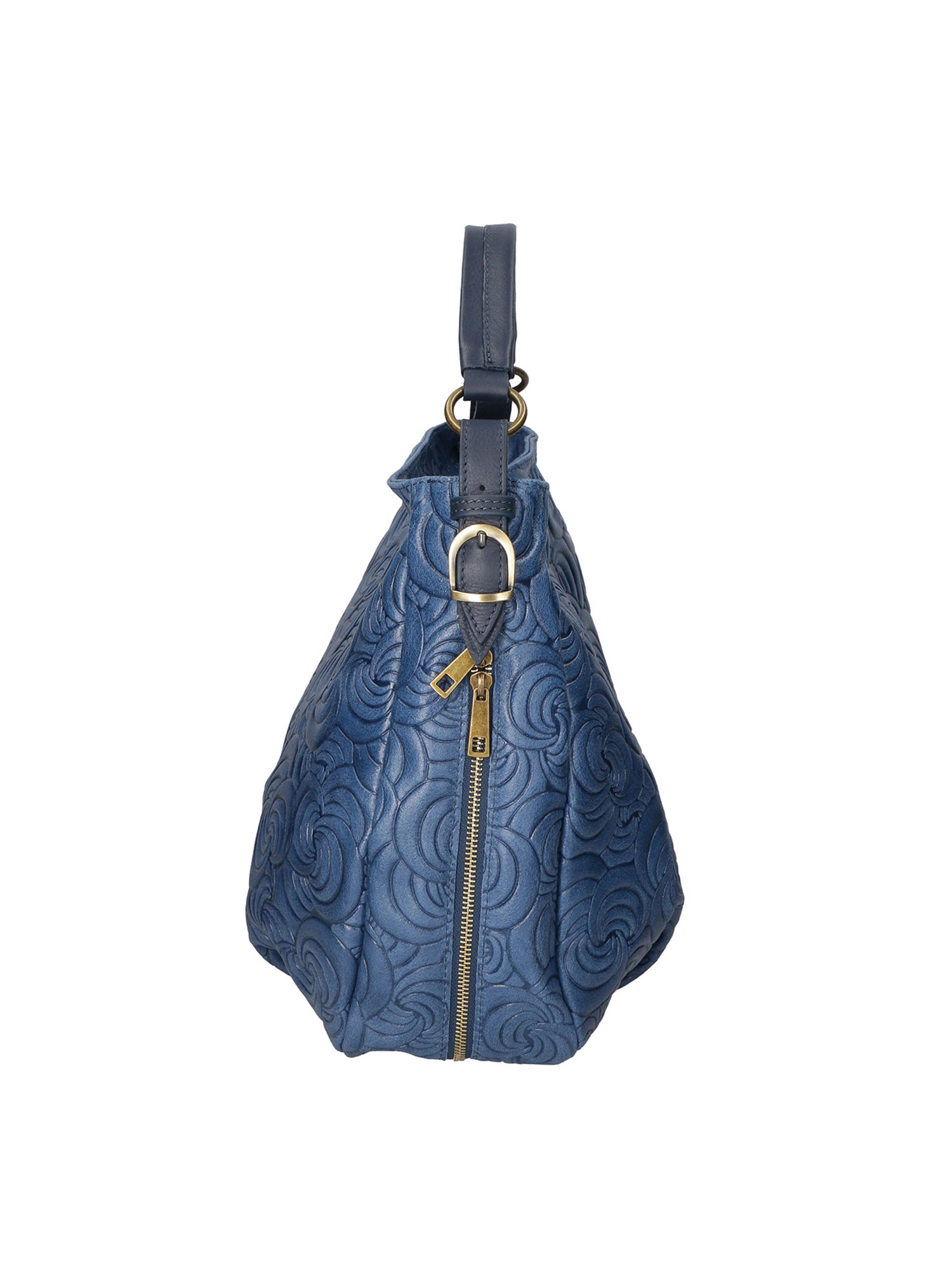 Lumelia Borsa a mano da donna Vera pelle 80013-012 BLU JEANS Gave Lux