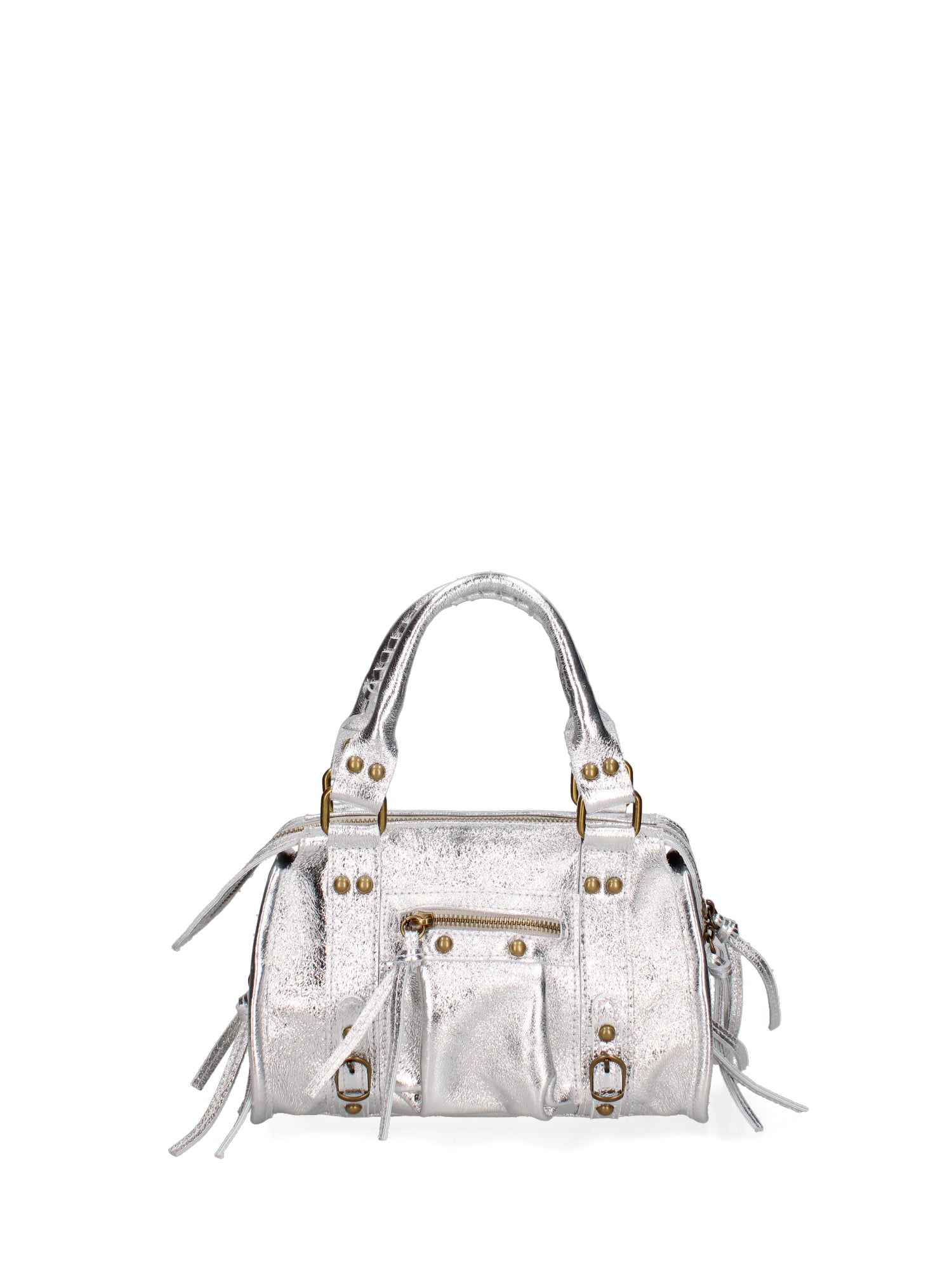 Solara Borsa a spalla da donna Vera pelle 06091 LM-L001 ARGENTO Gave Lux