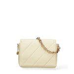 Borsa a spalla da donna Ecopelle DC3122-2-YELLOW Diana&co