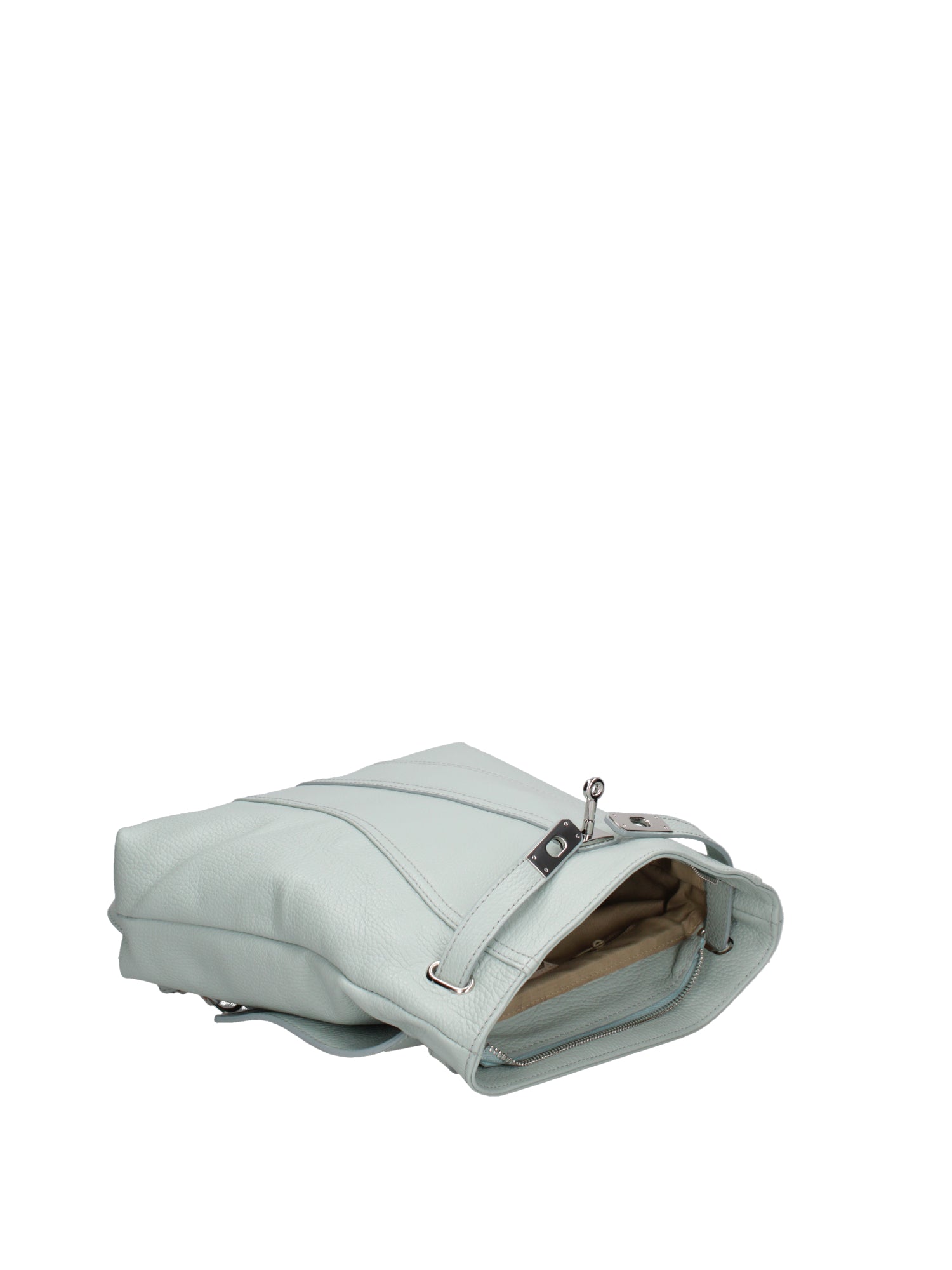 Borsa a mano da donna Vera pelle 07248-D102 CIELO Roberta Rossi