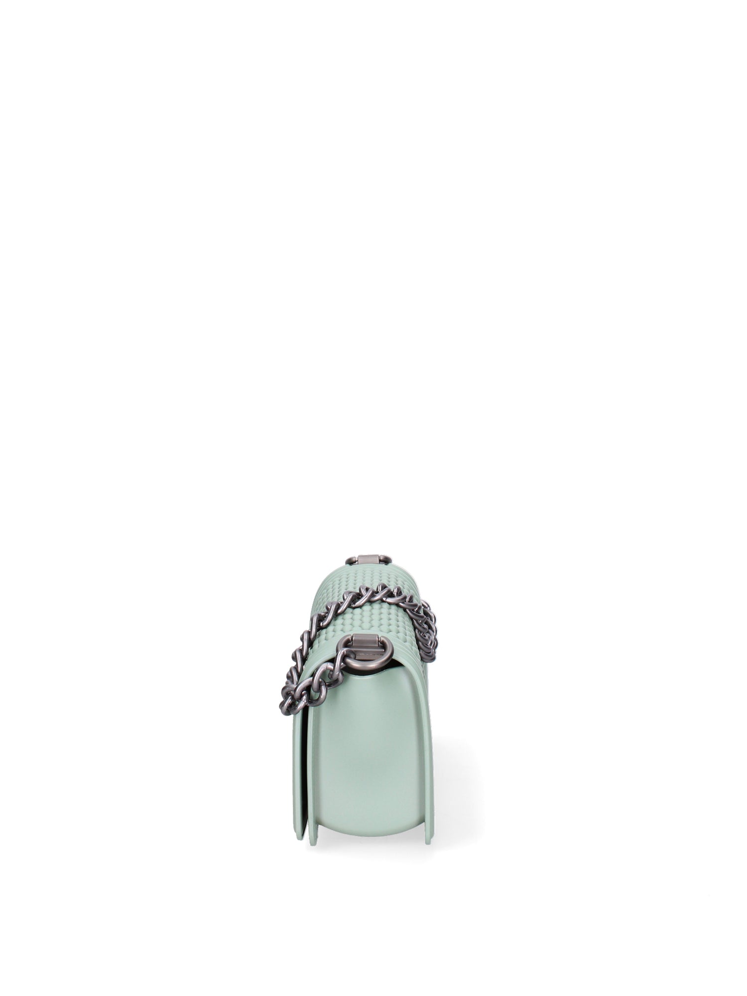 Borsa a mano da donna 100% Pvc FLAT-S-BALL 24-OLIVE - SATIN CDF Marc Ellis
