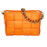 Agostina Borsa a mano da donna Vera pelle 04691-D29 ARANCIONE ORANGE Gave Lux