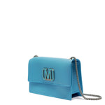 Borsa a mano da donna 100% Pvc FLAT SUPERMEE M-NORSE BLUE Marc Ellis