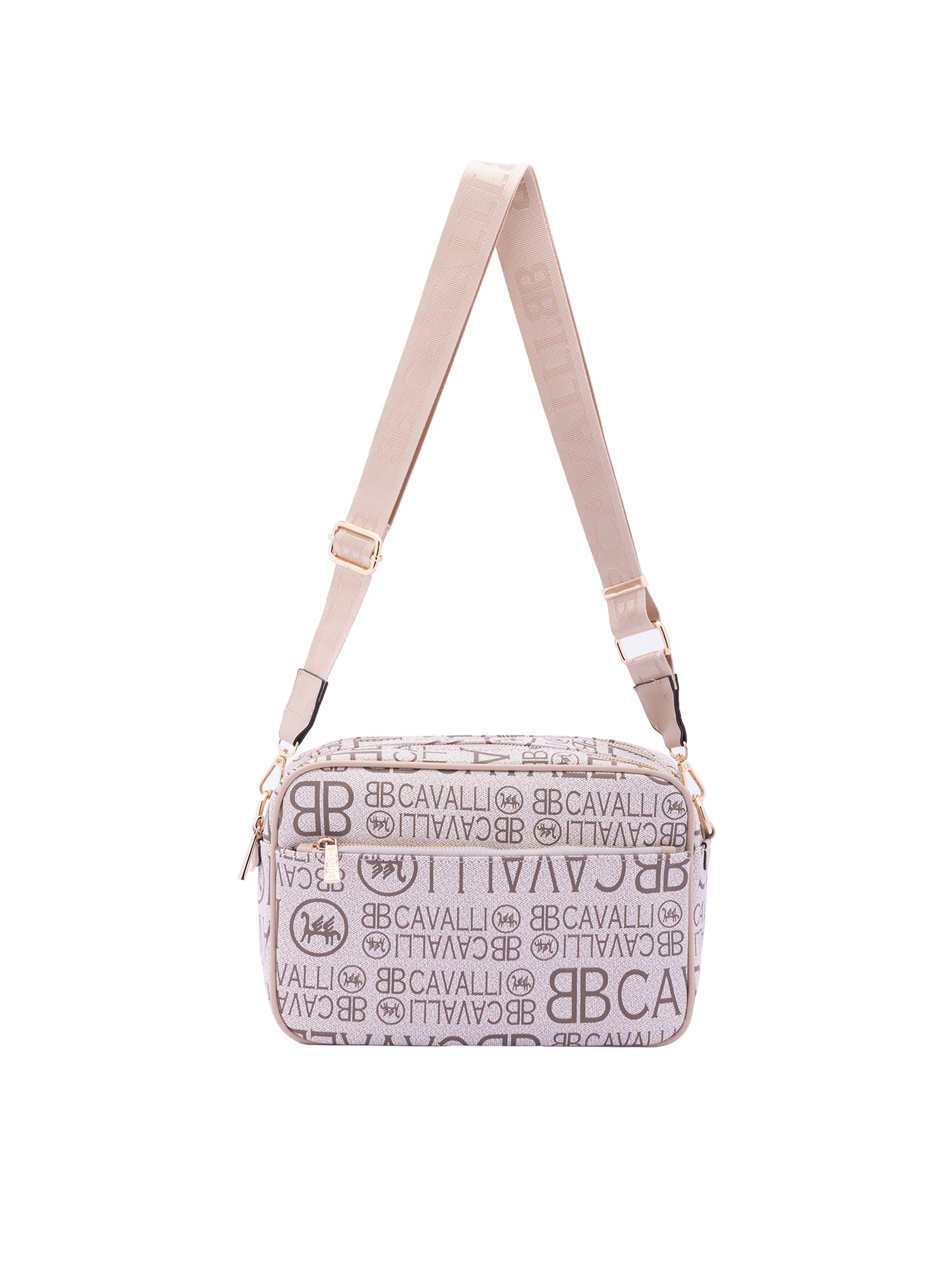 Borsa a tracolla da donna Ecopelle BC1416-ALBICOCCA B Cavalli