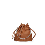 Borsa a secchiello da donna 100% PVC F6717-1-COGNAC David Jones