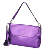 Auralia Borsa a mano da donna Vera pelle 05923-DL45 VIOLA Gave Lux