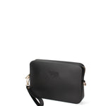 Borsa a tracolla da donna 100% Pvc FLAT-FLOWE-BLACK - LIGHT GOLD Marc Ellis