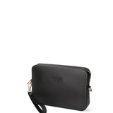 Borsa a tracolla da donna 100% Pvc FLAT-FLOWE-BLACK - LIGHT GOLD Marc Ellis