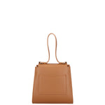 Borsa a mano da donna 100% pelle 07204-L125 CAMEL Viola Castellani