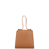 Borsa a mano da donna 100% pelle 07204-L125 CAMEL Viola Castellani