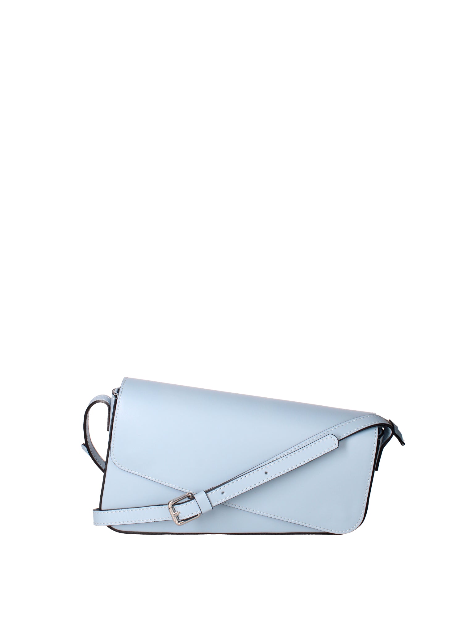 Borsa a tracolla da donna Vera pelle 07223-L366 CIELO Roberta Rossi