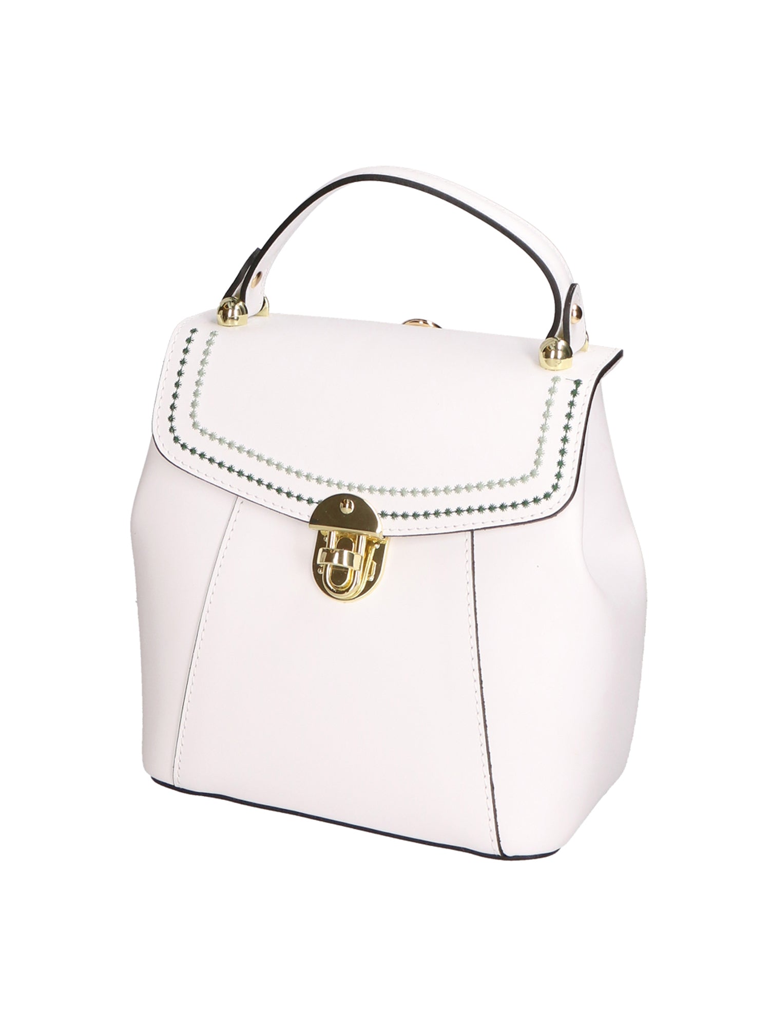 Giuditta Borsa a mano da donna 100% pelle 05937-L101 BIANCO Gave Lux