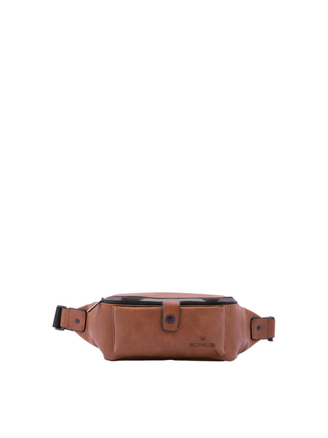Marsupio da uomo in poliestere Casual BC1409-MARRONE CHIARO