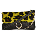 Safira Borsa a mano da donna Vera pelle 04760-LEO G GIALLO Gave Lux