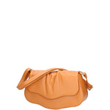 Borsa a spalla da donna Vera pelle 07152-D44 CUOIO Viola Castellani