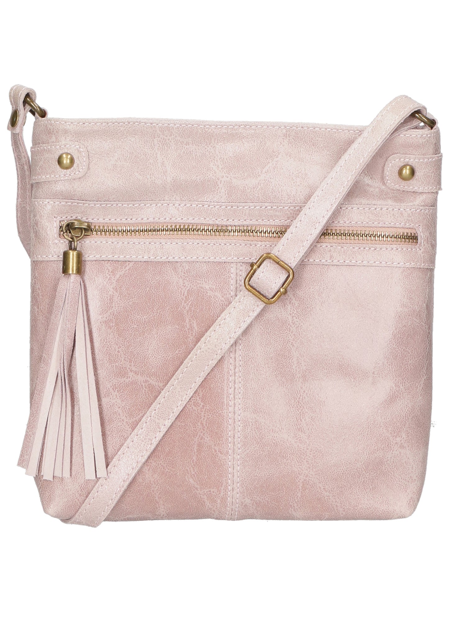 Carmen Borsa a tracolla da donna Vera pelle 10034-ROSA Gave Lux