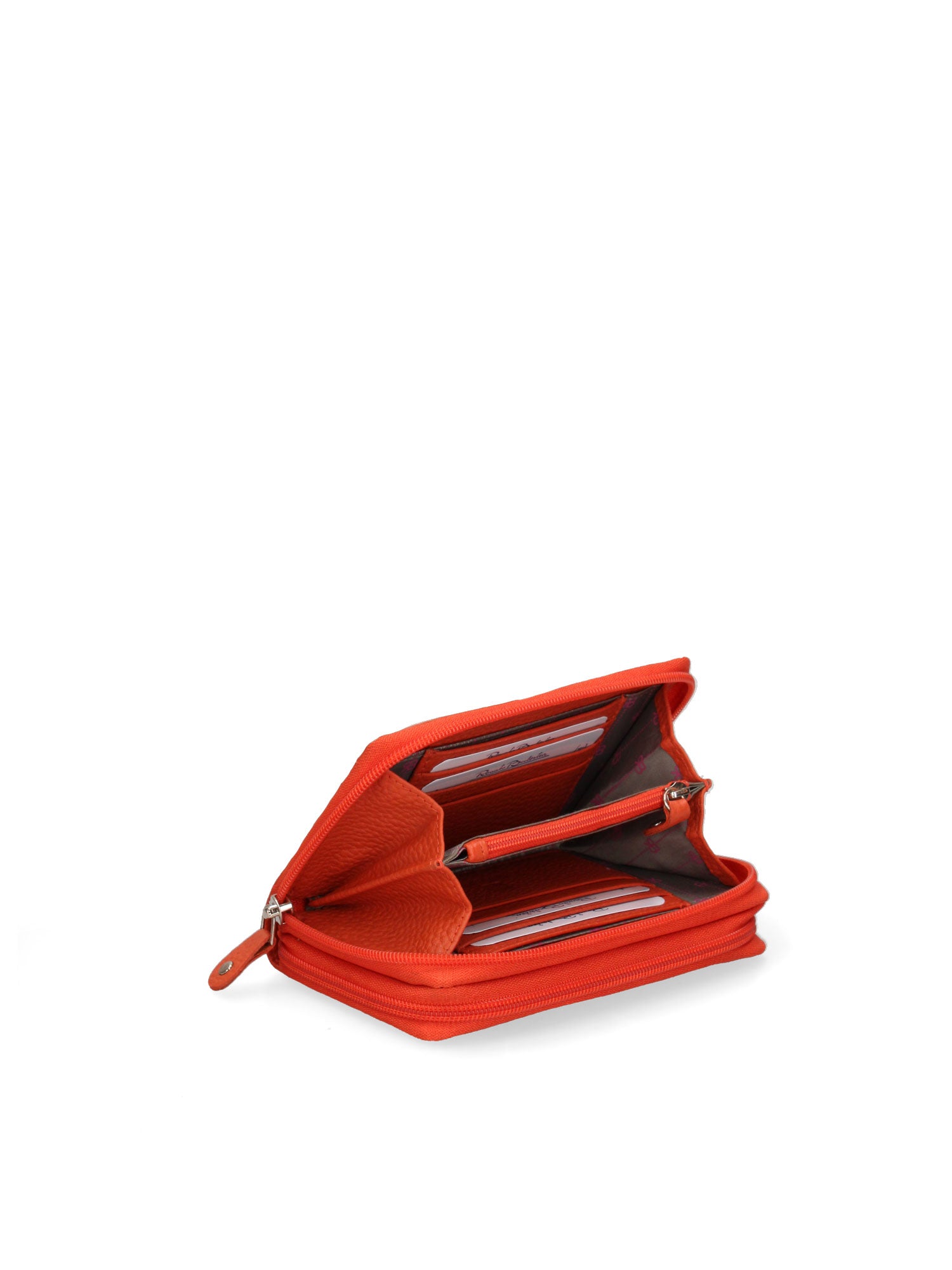 Portafoglio donna in vera pelle Casual RB2035-DLM-ARANCIO Renato Balestra