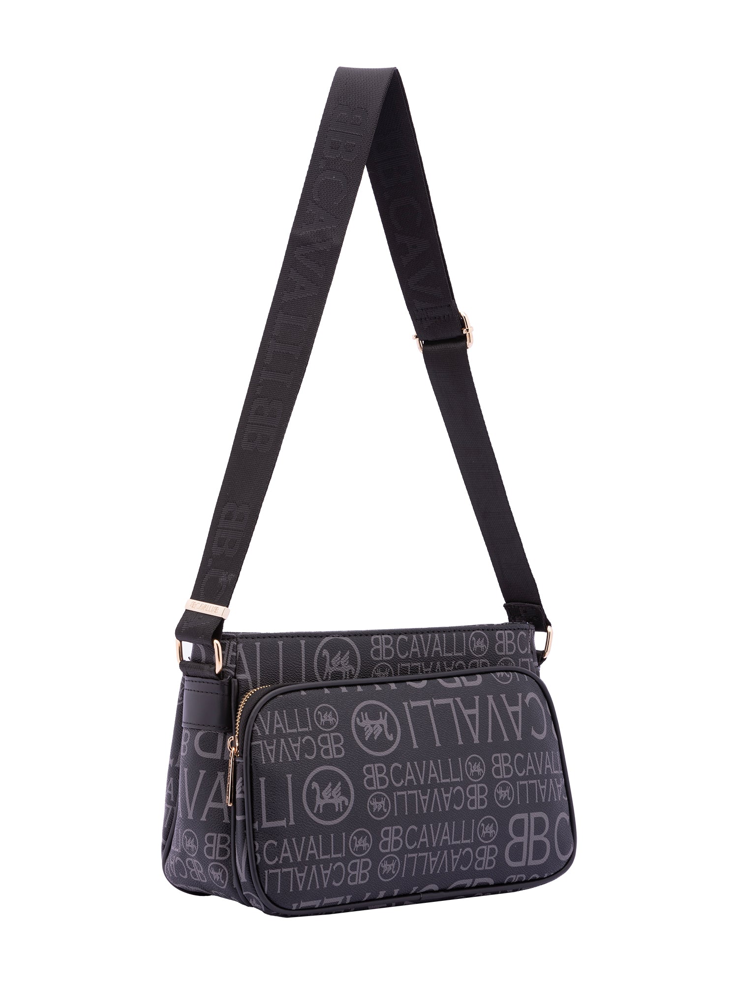 Borsa a tracolla da donna Ecopelle BC1438-NERO NERO B Cavalli
