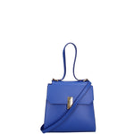 Borsa a mano da donna 100% pelle 07204-L115 BLUETTE Viola Castellani