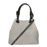 Araminta Borsa Shopper da donna Vera Pelle 80047-018 GRIGIO MEDIO Gave Lux