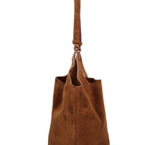Lisboa Borsa a spalla da donna Pelle Scamosciata 7776-CHOC Gave Lux
