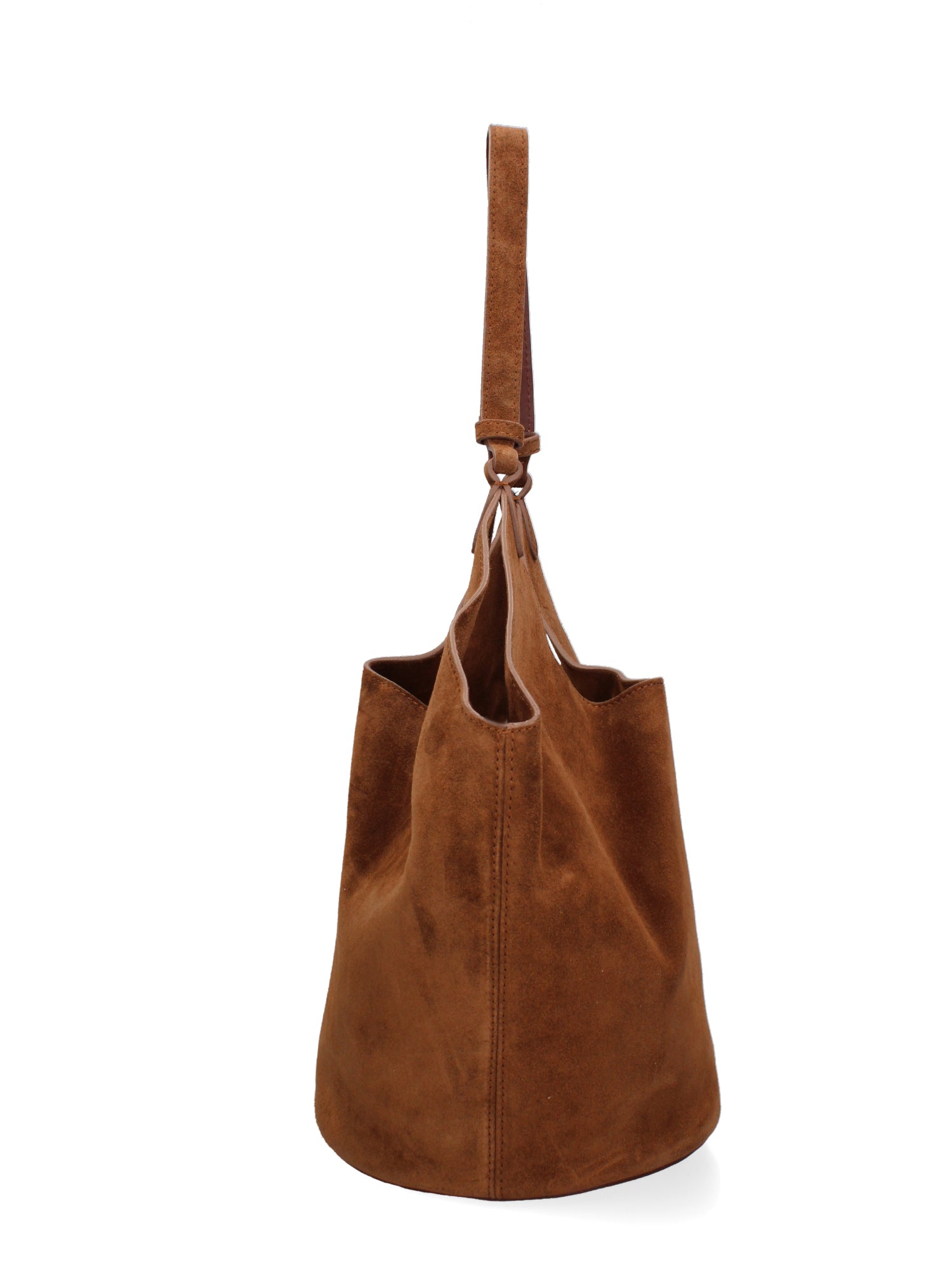 Lisboa Borsa a spalla da donna Pelle Scamosciata 7776-CHOC Gave Lux