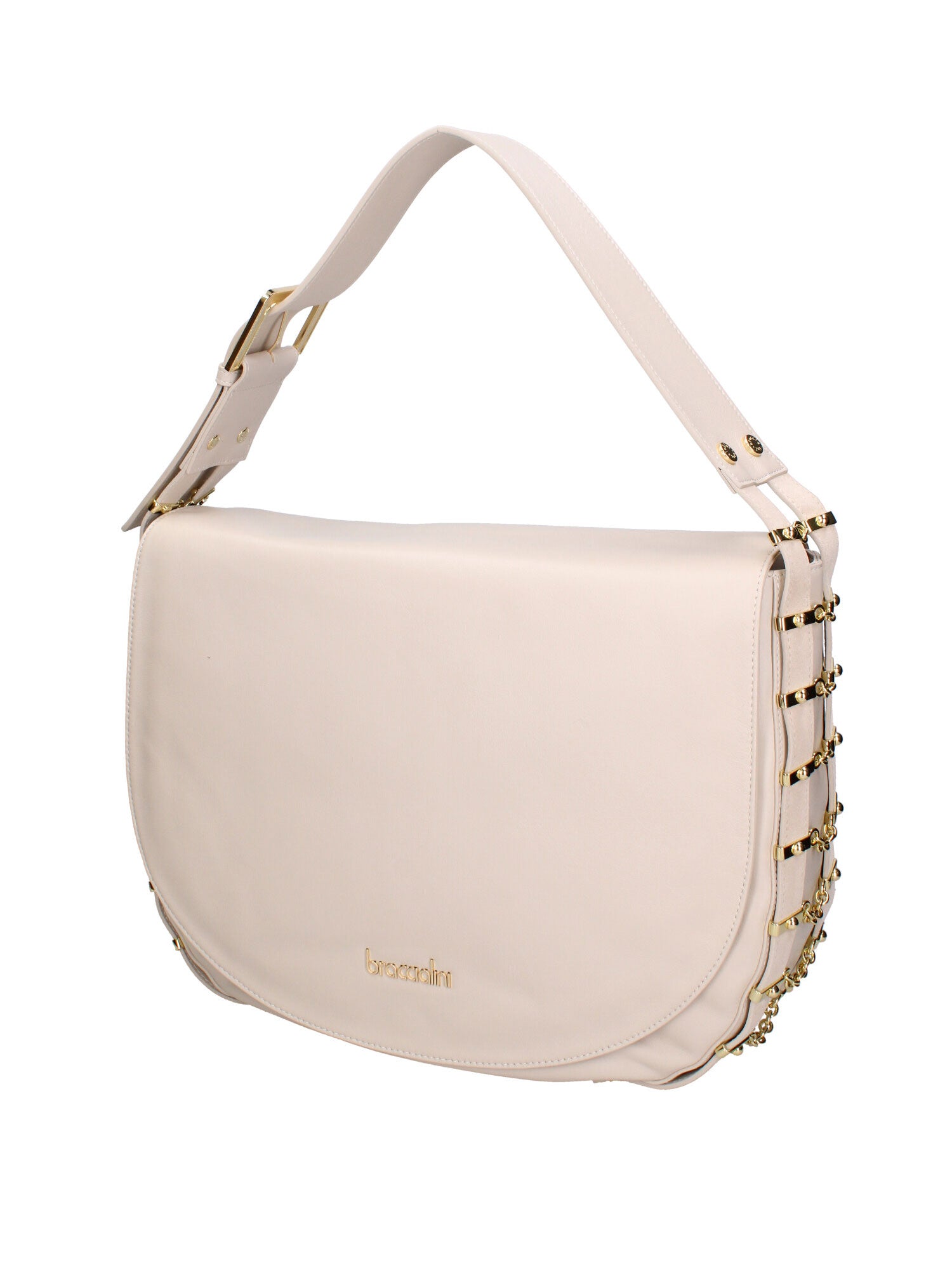 Eridana Ultra Borsa a spalla da donna 100% pelle B17222-BEIGE Braccialini